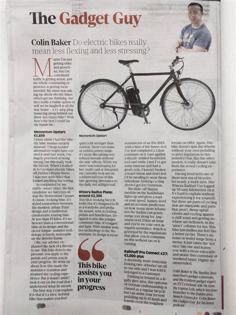 A great review of our Electric Bikes by the 'Gadget Guy ...