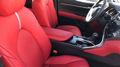 2018 Toyota Camry XSE V6 / cockpit Red interior - YouTube