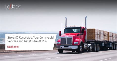 If your bike gets stolen, lojack will find it. Stolen & Recovered: Your Commercial Vehicles and Assets ...