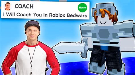 I Hired A Roblox Bedwars Coach On Fiverr Youtube