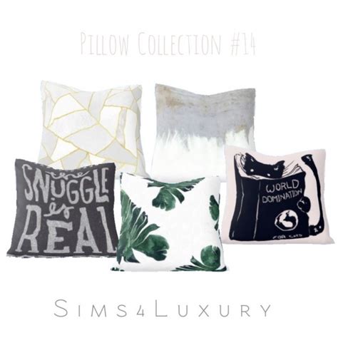 Sims4luxury Pillow Collection 4 • Sims 4 Downloads