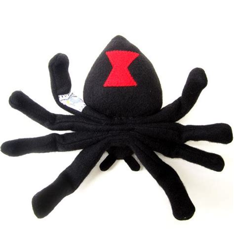 Black Widow Spider Plush Soft Sculpture Etsy Israel Black Widow