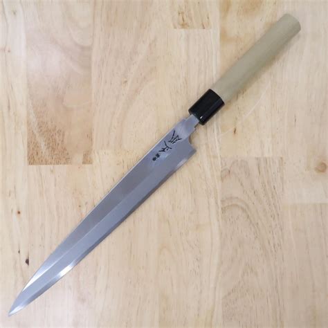Japanese Yanagiba Knife For Left Handed Masamoto Sohonten Kasumi