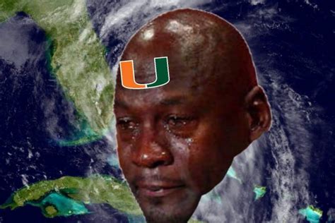 The U Hurricane Crying Jordan Sportige