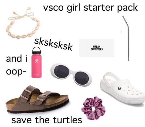 Basic Vsco White Vsco Girl Starter Pack Kalimat Blog