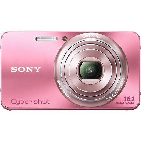 Sony Cyber Shot Dsc W570 161 Megapixel Compact Camera Pink Walmart