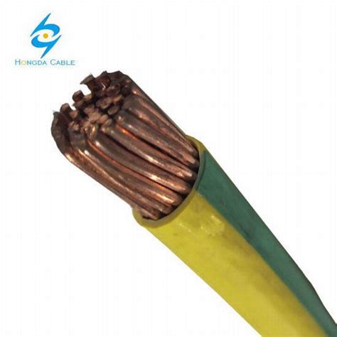 95mm Yellow And Green Earthing Cable Pvc Insulated Single Core Copper