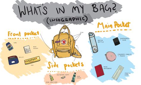 Whats In My Bag Infographic On Behance In 2020 What In My Bag My