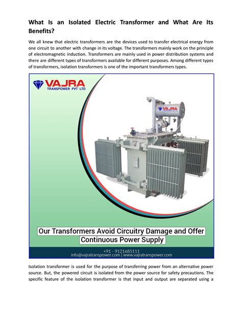 Power Transformers Types Uses Features And Benefits Transformer