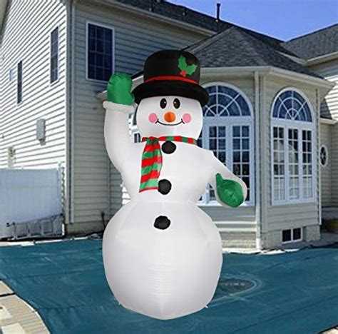 Check spelling or type a new query. 7 Foot Inflatable Portable Winter Xmas Snowman Blow Up ...