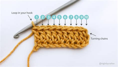 How To Count Your Crochet Stitches Nightly Crafter Shop