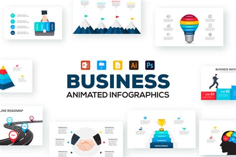 Business Infographic Presentations 282174 Presentation Templates Design Bundles