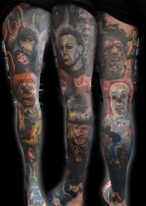 Horror Tattoos What Does Fear Look Like Tattoo Life
