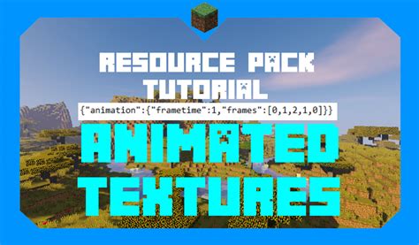 How To Make Animated Textures Resource Pack Tutorial Minecraft Blog