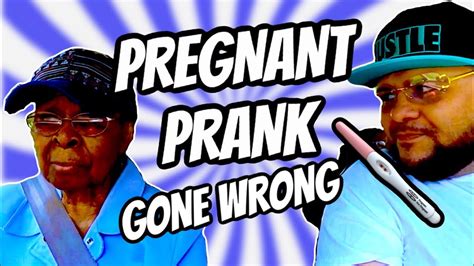 pregnancy prank on my grandma pregnant gone wrong funny youtube