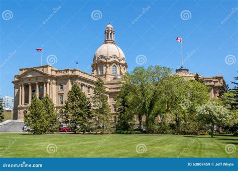 Alberta Legislature Building In Edmonton Stock Image Image Of