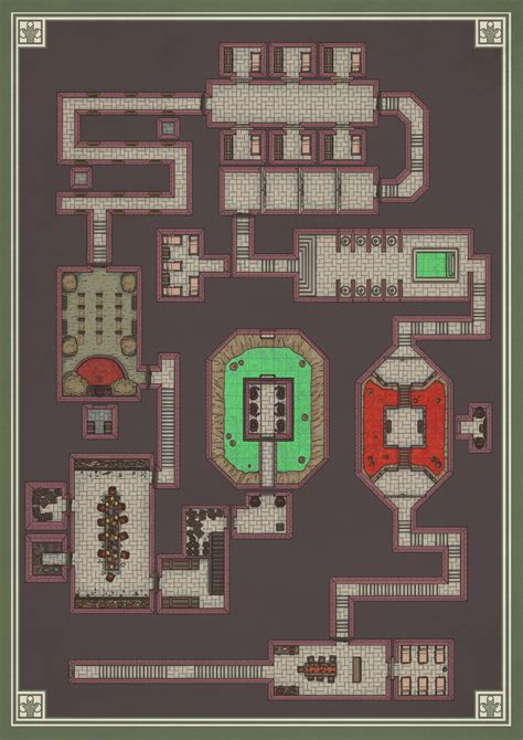 Dandd Maps N Stuff — Crossheadstudios This Arcane Prison Dungeon Is