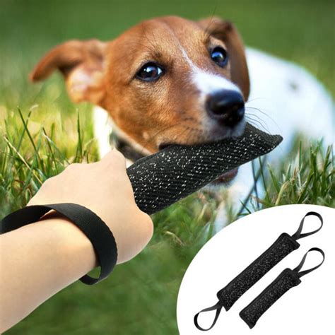 Dog Training Bite Tug Toys Young Dog Chewing Arm Sleeve Pillow With 2