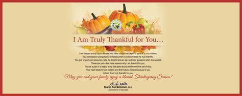Happy Thanksgiving 2016 From Commissioner Mccollum