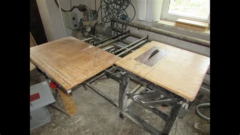 Homemade Sliding Table Saw Youtube