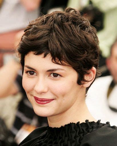 The Other Audrey Audrey Tautou With A Hepburn Worthy Pixie Haircut