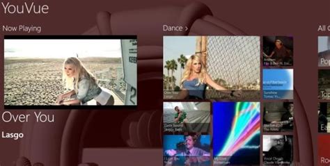 There is a simple way to upgrade your content. YouVue: Free Music Videos App For Windows 8