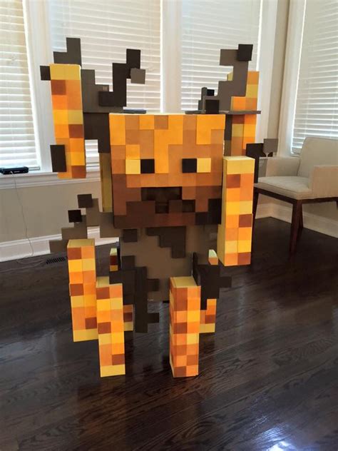 Minecraft Blaze Costume Minecraft Room Decor Minecraft Diy Crafts