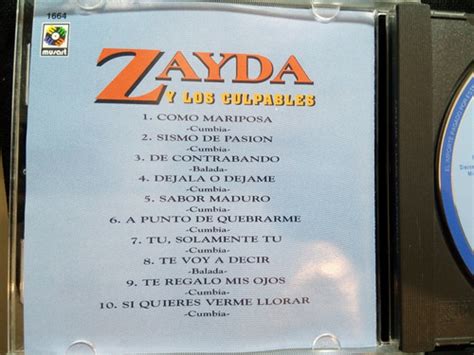 Zayda Y Los Culpables Como Mariposa Cd Original Meses Sin Intereses