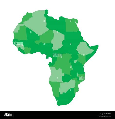 Vector Political Map Of Africa Stock Illustration Illustration Of Images