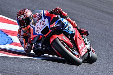 Marini Tops Misano Motogp Test Marquez 14th On 2024 Honda