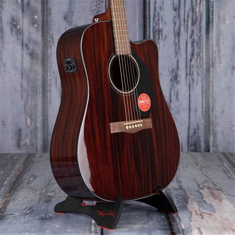 Fender Cd 60sce Dreadnought Acousticelectric All Mahogany For Sale