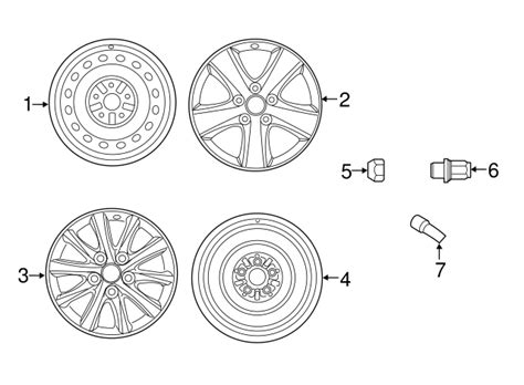 Choose the toyota camry wheels & rims that meet your goals, whether you want to give your sedan more of a performance feel, maximize ride with hundreds and hundreds of toyota camry wheels & rims to choose from, the only problem you will have in finding the right ones for your needs is. 2012-2014 Toyota Camry Wheel, Steel 42611-06720 | Longo Toyota Parts