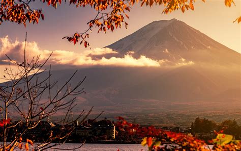 Mount Fuji Volcano Morning 5k Mac Wallpaper Download Allmacwallpaper