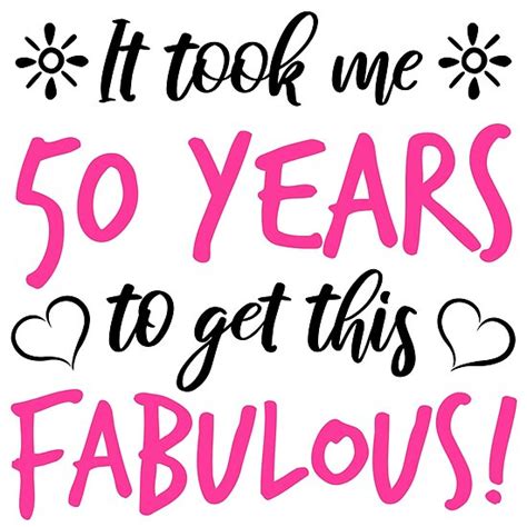 Fabulous 50th Birthday Posters By Thepixelgarden Redbubble