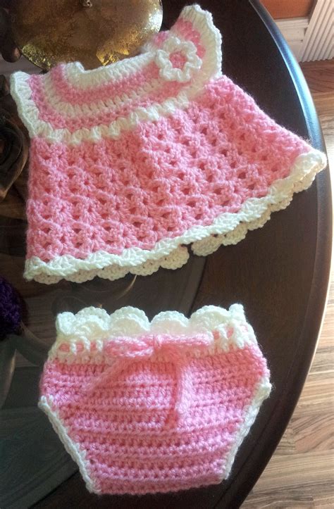 Preemie Baby Princess Pink Crochet Baby Clothes Baby Girl Crochet