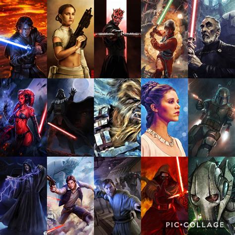 My Top 15 Star Wars Characters Who Are Yours Rstarwars
