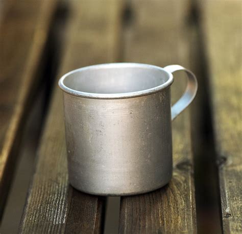 New Vintage Military Camping Cup Aluminum Mug By Mmvintagestore