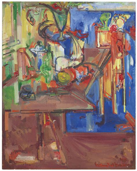 Hans Hofmann 1880 1966 Still Life With Fruit And Coffeepot Christies