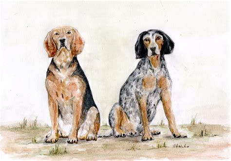 Was fällt dir ein, wenn du an die steinzeit denkst? Mara und Quincy - Zeichnung, Aquarellmalerei, Hund, Tiere ...