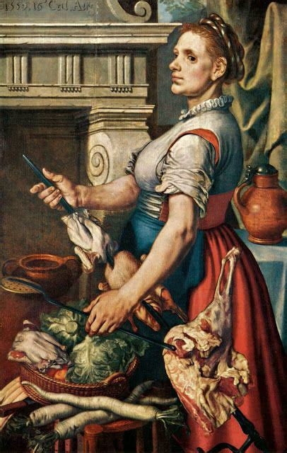 Pieter Aertsen Dutch Northern Renaissance Painter C 1508 1575 The Cook Painting