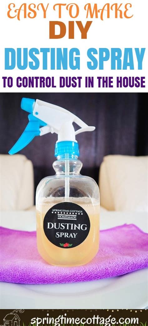 How To Make An Easy Dusting Spray Dusting Spray Diy Furniture