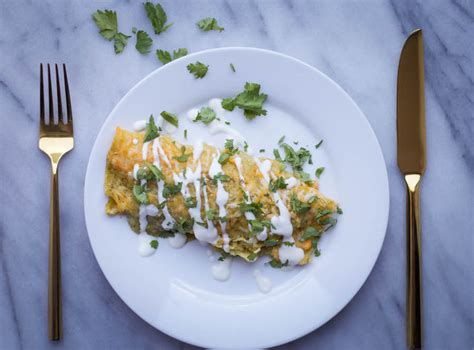 Chicken Enchiladas With Tomatillo Sauce Feast Fable