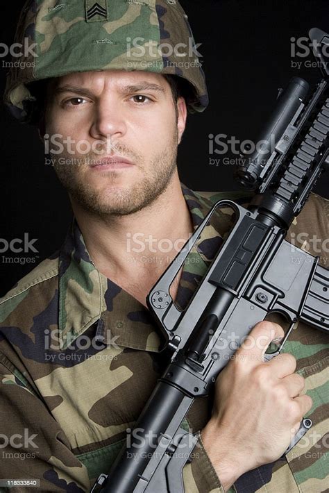 Army Gun Man Stock Photo Download Image Now Adolescence Adult