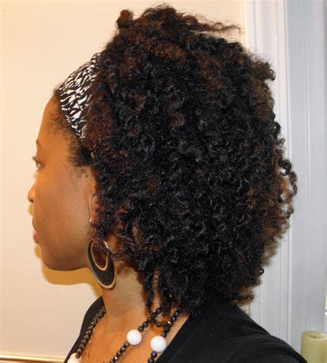All Natural Hair Kinky Curly Custard Twist Out