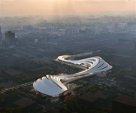 The Jinghe New City Culture And Art Center By Zaha Hadid Architects Will