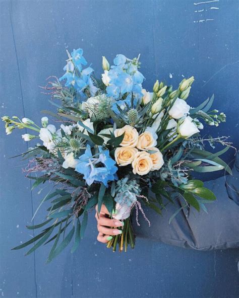 20 Beautiful Blue Bouquets Article Onthursd