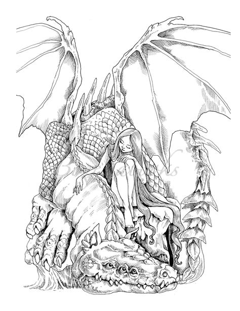 Dragon Coloring Pages For Adults Pdf - thiva-hellas