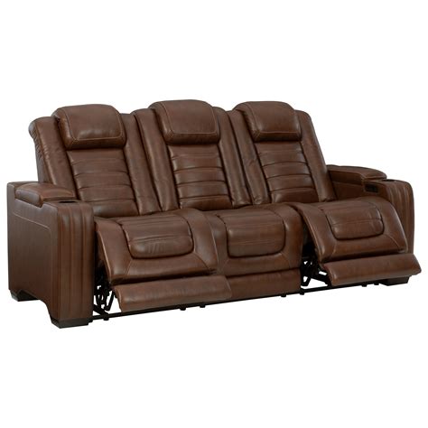 Signature Design By Ashley Backtrack Power Reclining Sofa With