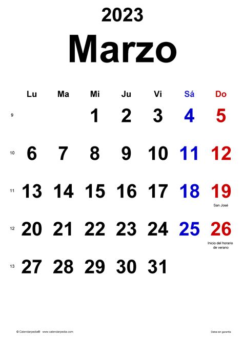 Imagen Calendario Marzo 2023 Con Festivos Imagesee