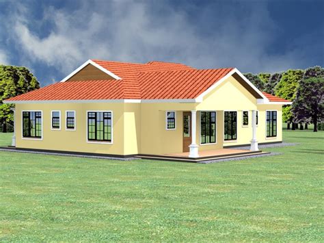 Four Bedroom House Plan In Kenya Hpd Consult